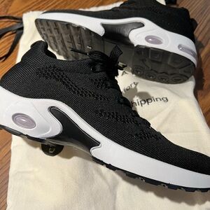 Thor Black and White Athletic Shoes